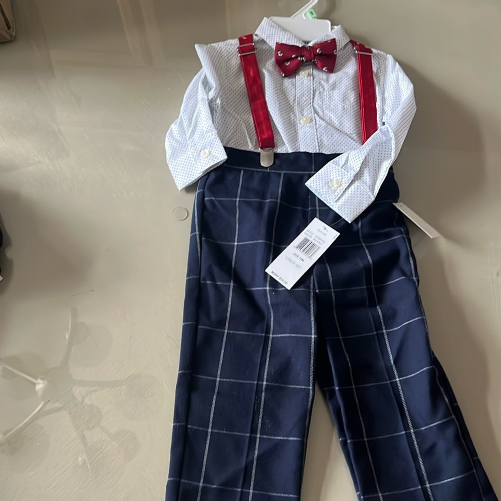 Izod 18 month shirt, pant and bow tie